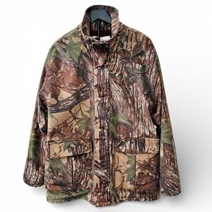 🇺🇸 Cabela's Super Slam RealTree Camo Big Game Hunting Jacket Vintage USA Large